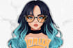 draw custom character design