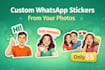 create custom whatsapp stickers from your photos