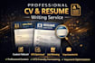 create  cvs resume and cover letters