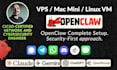 setup openclaw clawdbot on vps or mac mini or linux securely