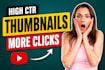 design high CTR thumbnails for faceless cash cow channels