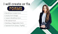 create custom wordpress form, contact form, wpform and gravity form with payment