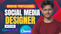 design professional canva social media posts and banners