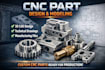 design cnc ready mechanical parts with technical drawings