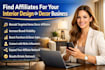 find affiliates for your interior design or decor business