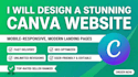 canva website design canva landing page canva website canva
