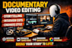 do 3d documentary style video editing like fern