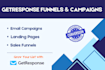 build getresponse email automation funnel with landing page