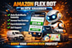 build amazon flex bot, grabber bot, amazon flex flex driver bot, block grabber
