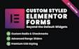 create a professional, custom elementor contact form