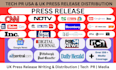 tech press release, tech press release distribution, press release, distribution