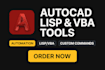 create tools for autocad with lisp or vba