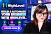 design a gohighlevel landing page, and ghl sales funnel