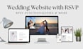 build custom wedding website with rsvp