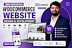 build a professional woocommerce website or online store