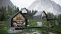 convert pole barn into a home, modular house plan, prefab metal building kit, 2d