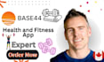 debug fitness and health base44 bug app and deployment