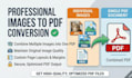 convert images to PDF , PDF to image professionally