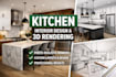 do kitchen interior design and render of kitchen design
