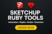 create develop tools for sketchup with ruby