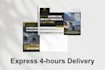 design professional postcard, dirct mail, eddm, newspaper ad within 4 hours