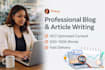 ghostwrite professional blog posts and articles