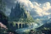 design amazing fantasy landscape