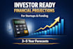 create investor ready financial projections for startups