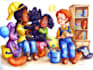 illustrate professional whimsical children book artwork