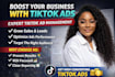 create and manage high converting tiktok ads