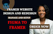 redesign revamp framer website fix domain issue blog website migrate wordpress