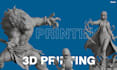 sculpt high quality 3d model, character, statue, toys for 3d printing