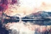 paint landscapes in watercolor