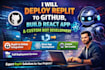 replit to github, replit deployment, replit react app, replit developer