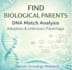 analyze dna matches to identify biological family