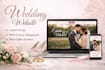 create modern wedding invitation website,wedding website,wedding invitation