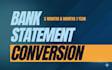 reconcile bank statement PDF to editable format