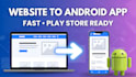 convert web to android app and prepare it for google play