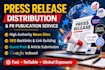 do press release, PR distribution, guest post, SEO backlinks