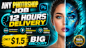 do any photoshop editing add or remove object from image and photo manipulation