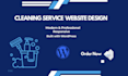 design a professional cleaning website with wordpress