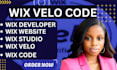 develop custom wix velo code, wix database, dynamic pages and API integration