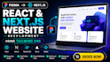 convert figma design to react next js landing page with tailwind CSS