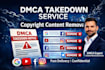 remove infringing , defaming, harassing, negative, copyright