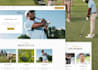 do golf course, golf club website development