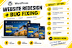 fix wordpress issues bug critical error, elementor pro, divi website expert help