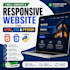 build a responsive website using HTML CSS with python