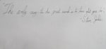 write a beautiful handwritten message in cursive