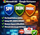 fix m365, google workspace email issues, spf, mx, dkim, dmarc and spam problem