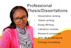 edit and guide on dissertation and research proposal